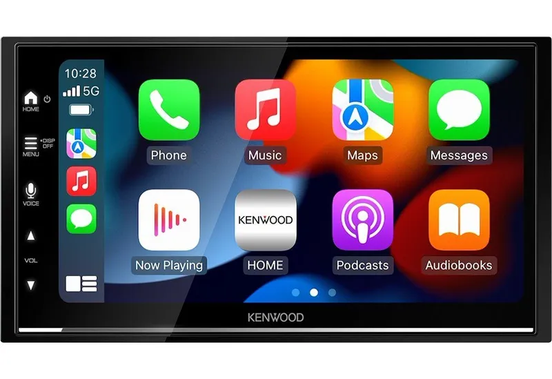 DSX Kenwood Moniceiver DAB BT Apple Car Play Android Auto für VW Polo 6R Autoradio (DAB) – Produktbild 3 von 5