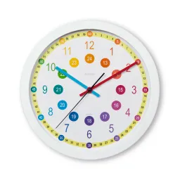Hama Hama Kinder-Wanduhr "Sal", ohne Ticken, für Kinderzimmer, analog, Ø 30 cm – Produktbild 1 von 1