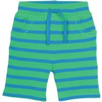 Frugi Frugi Baby und Kinder Bermuda grün-blue-geringelt Gr.2 (3-6 Monate) – Produktbild 1 von 1