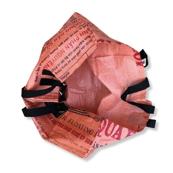 Beadbags Beadbags Große Einkaufstasche Ri42 recycelter Reissack, Orange, – Produktbild 3 von 4