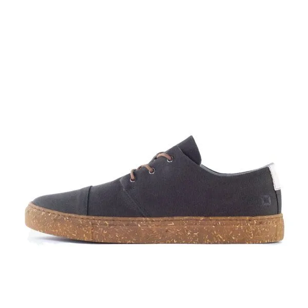 SORBAS SORBAS '58 recycelte Stoff-Sneaker, Anthrazit, – Produktbild 1 von 4