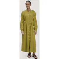 hessnatur hessnatur Gewebe Hemdblusenkleid mit Taillierung Maxi aus Bio-Baumwolle mit Leinen – Produktbild 1 von 1