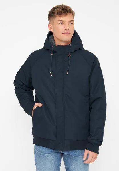 derbe derbe Winterjacke „Festholm Short“, Navy/grey, – Produktbild 1 von 4