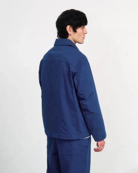 Rotholz Rotholz Leichte Workwear Jacke Bio Baumwolle, Ocean blue, – Produktbild 3 von 4
