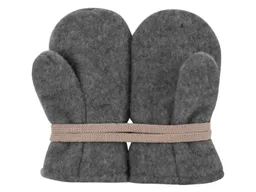Pure pure by Bauer PURE PURE by Bauer Baby Handschuhe Fäustlinge Bio-Merinowolle Fleece schiefer Gr.1 (6-12 Monate) – Produktbild 1 von 1