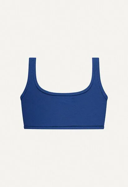 Oy Oy Bikini Oberteil „Vento“ aus Frottee-Stoff, Dunkelblau, – Produktbild 2 von 2