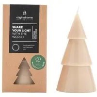 Originalhome Originalhome Natürliche Weihnachtskerze Tannenbaum aus Pflanzenwachs, L, Beige, – Produktbild 1 von 1