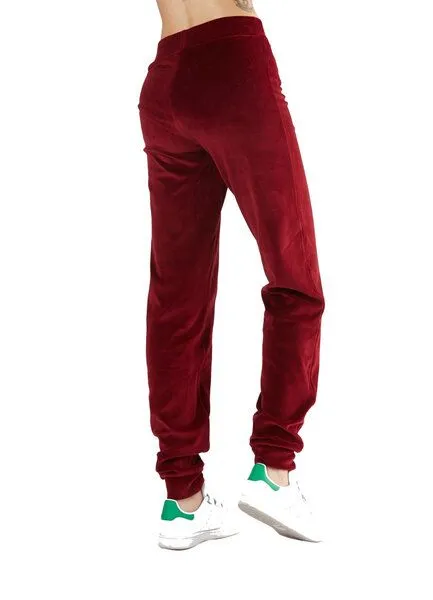 Leela Cotton Leela Cotton Damen Nicky Hose Bio-Baumwolle 1466, Bordeaux, – Produktbild 3 von 3