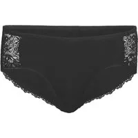 Living Crafts LIVING CRAFTS - Damen Panty - Schwarz (95% Bio-Baumwolle; 5% Elasthan), Nachhaltige Mode, Bio Bekleidung, Schwarz, – Produktbild 2 von 2