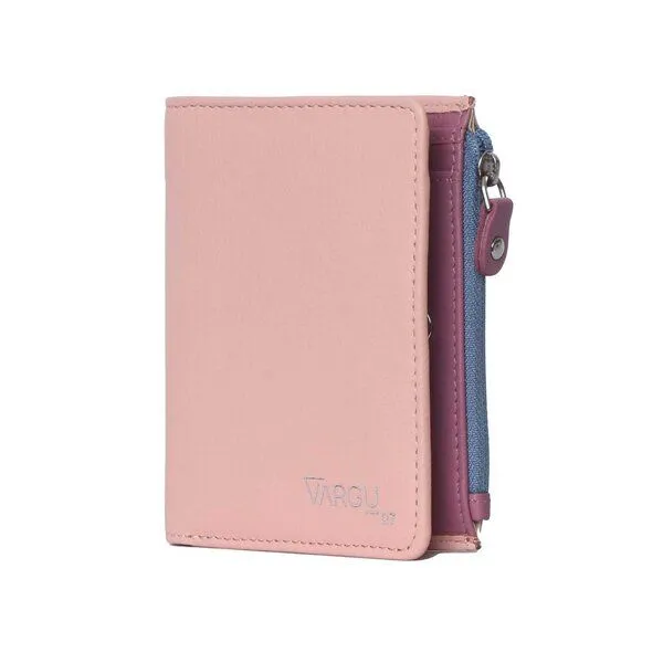 Vargu Vargu Echtleder Geldbörse ADA 1-A, Light pink - mauve, – Produktbild 2 von 4