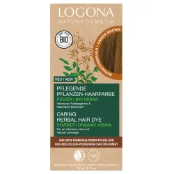 LOGONA Logona Pflanzen-Haarfarbe-Pulver bernsteinbraun – Produktbild 1 von 1