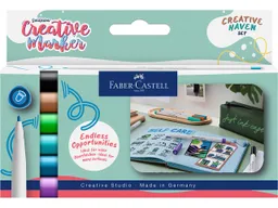 Faber-Castell Faber-Castell 6er-Set Goldfaber Creativ-Marker "Creative Haven" 1,5-Spitze – Produktbild 1 von 1