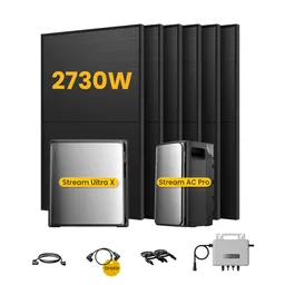 EcoFlow EcoFlow Stream Ultra X, Solaranlage mit Speicher, mit 6 x 455W Bifazialen Solarmodulen, by Powerness - Stream Ultra X + Stream AC Pro | 5760Wh / ohne Zubehör / Selbstabholung – Produktbild 1 von 1