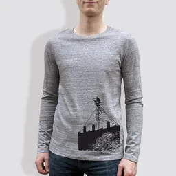 little kiwi little kiwi Herren Longsleeve, "Antenne" – Produktbild 1 von 1