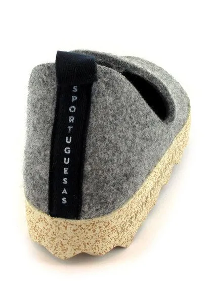 ASPORTUGUESAS ASPORTUGUESAS Filz Slipper City aus natürlichem Kork, Natural, – Produktbild 4 von 4