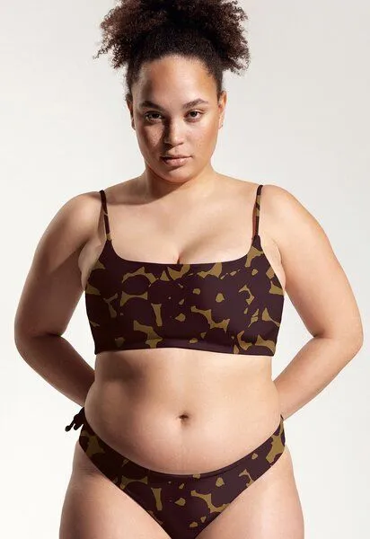 Oy Oy Surf Bikini Oberteil „Buri“, Hibiskus print, – Produktbild 1 von 4