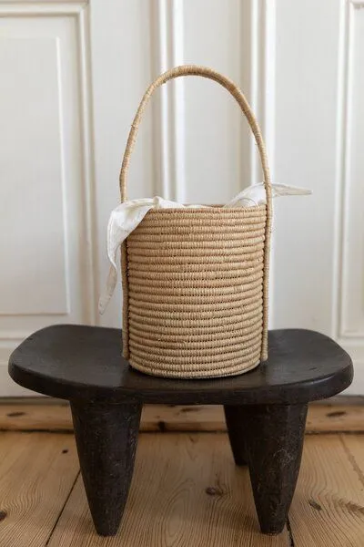 The Slow Label The Slow Label Korbtasche aus Raffia / Handgemacht in Marokko – Produktbild 1 von 4