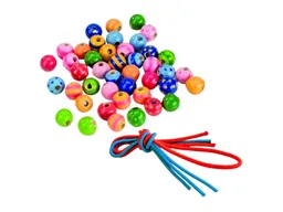 Goki goki Kinder Holzperlen Set 47-teilig 10 mm – Produktbild 1 von 1