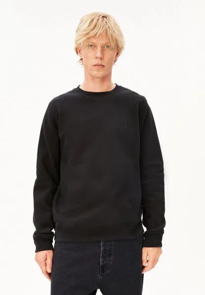 ARMEDANGELS ARMEDANGELS BAARO FLEECE Herren Sweatshirt aus Bio-Baumwolle, Black, – Produktbild 1 von 4