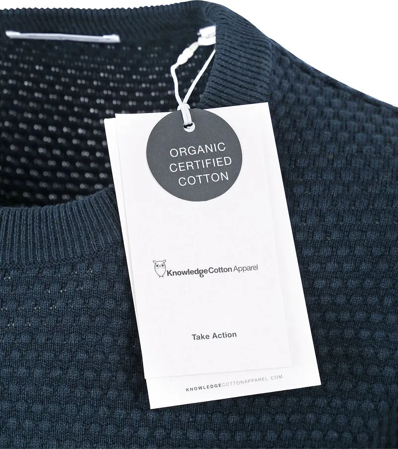 KnowledgeCotton Apparel Knowledge Cotton Apparel Pullover Vagn Dunkelblau - Größe XL, Blau, – Produktbild 5 von 5