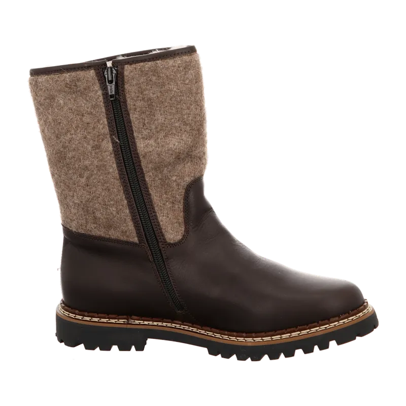 Ammann Ammann Damenstiefel aus Italien, Spanien und Portugal für Damen, braun, Größe 43 EU, Braun, – Produktbild 6 von 7