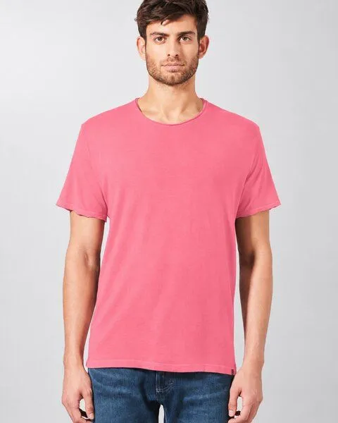 HempAge HempAge Herren T-Shirt Hanf/Biobaumwolle, Hibiscus(rosa), – Produktbild 1 von 3