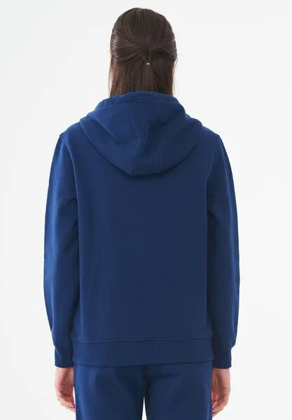 ORGANICATION ORGANICATION Sweatjacke aus Bio-Baumwolle, Navy, – Produktbild 4 von 4