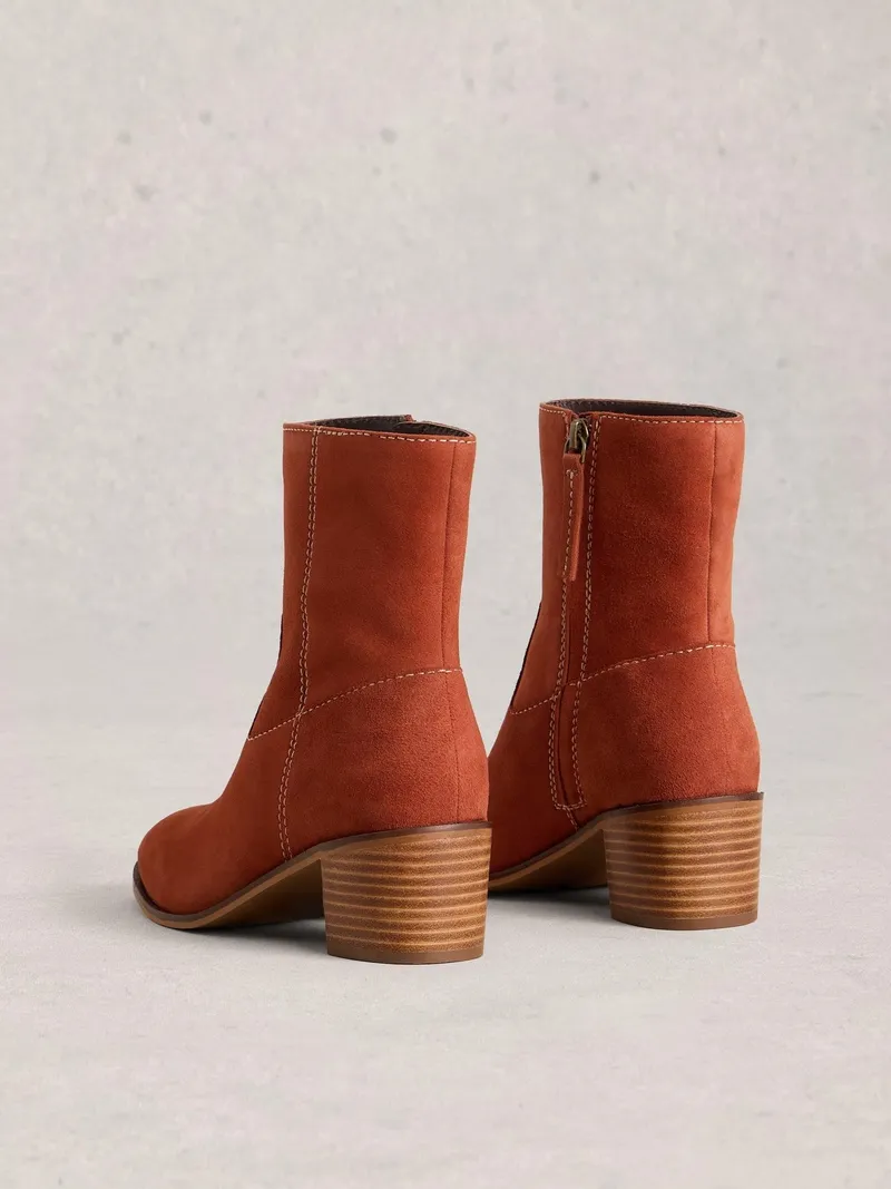 White Stuff Wildlederstiefeletten Izzy - 39, Dunkelorange, – Produktbild 4 von 4