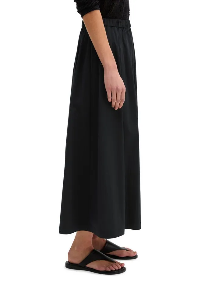 Marc O'Polo Marc O'Polo Webrock aus Popeline-Stretch, Schwarz, – Produktbild 2 von 5