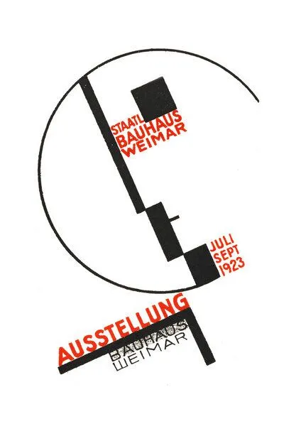 Photocircle Photocircle Poster / Leinwandbild - Bauhaus Austellung Weimar 1923 (weiß) – Produktbild 5 von 8