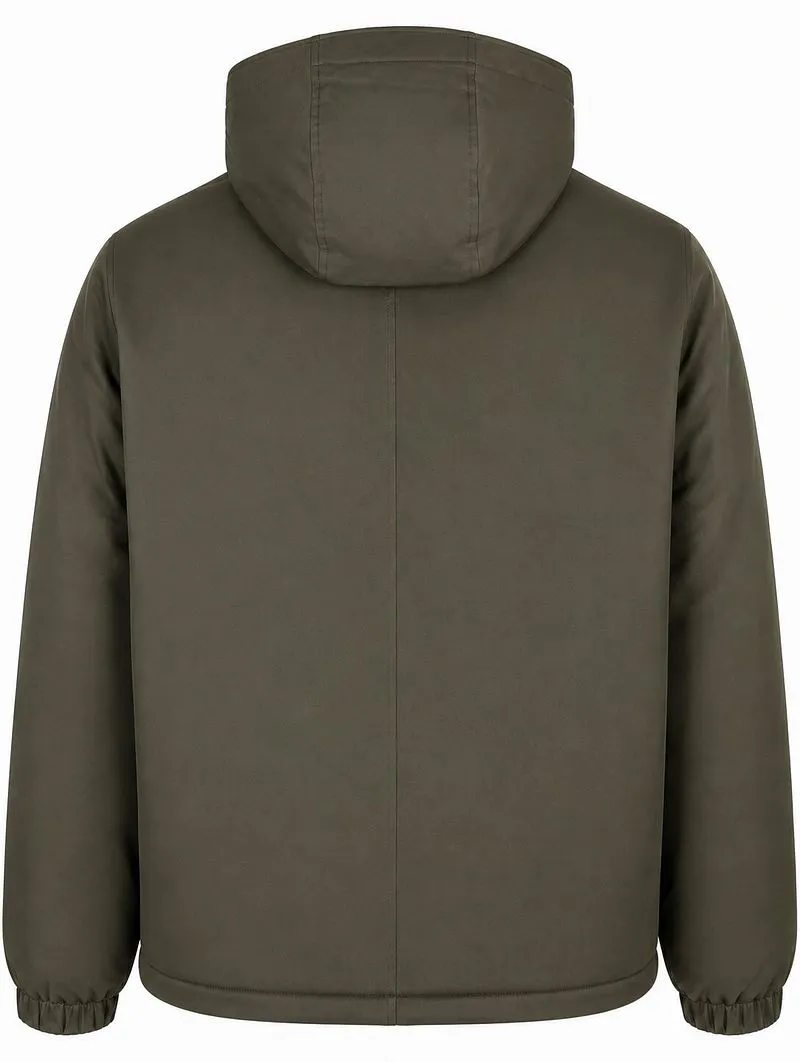 Lyle and Scott Lyle & Scott Plussize Jacke Hooded Olive - Größe 5XL, Dunkelgrün, – Produktbild 4 von 5
