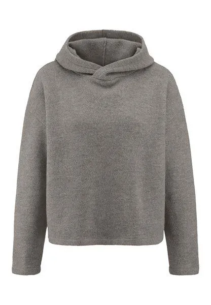 hessnatur hessnatur Pullover Oversize aus reiner Bio-Merinowolle, Grau, – Produktbild 3 von 4