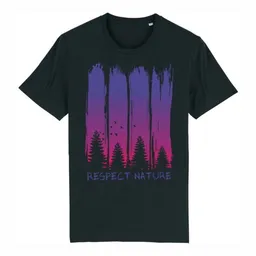 roots of compassion roots of compassion Bäume T-Shirt bio & fair & vegan - gerader Schnitt - Vögel, Wald, Natur – Produktbild 1 von 1