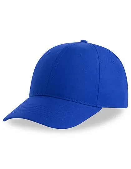 Atlantis Headwear Atlantis Headwear Recy Six Cap Klassische, strukturierte Baseballkappe, Geschwungener Schirm, Klettverschluss, Royal (blau), – Produktbild 1 von 3