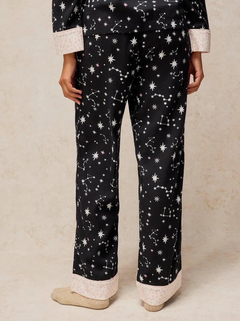 White Stuff White Stuff Pyjamahose Nina, Schwarz print, – Produktbild 4 von 4