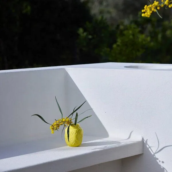 onomao VASE I – KLEIN | EDITION ENGUERRAND PONCELIN × ONOMAO, Zitrone, – Produktbild 2 von 3
