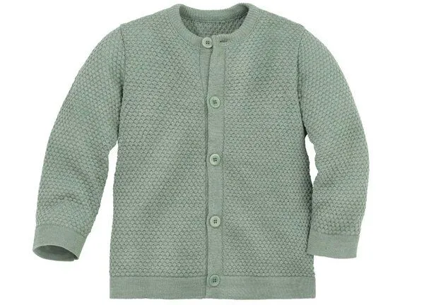 Disana Disana Wabenstrickjacke, Grün, – Produktbild 1 von 1