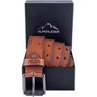 Alpenleder Alpenleder Gürtel ZOLLSTOCK, Cognac, – Produktbild 2 von 7
