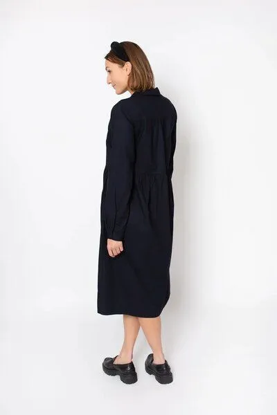 Zerum Zerum Ecovero Langarmkleid Modell: Alisca, Navy, – Produktbild 4 von 5