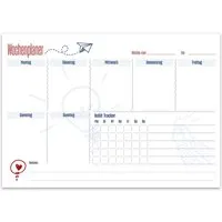 Staufen Staufen Wochenplaner aus Recyclingpapier DIN A4 quer, 52 Blatt, 90 g/m² – Produktbild 1 von 1