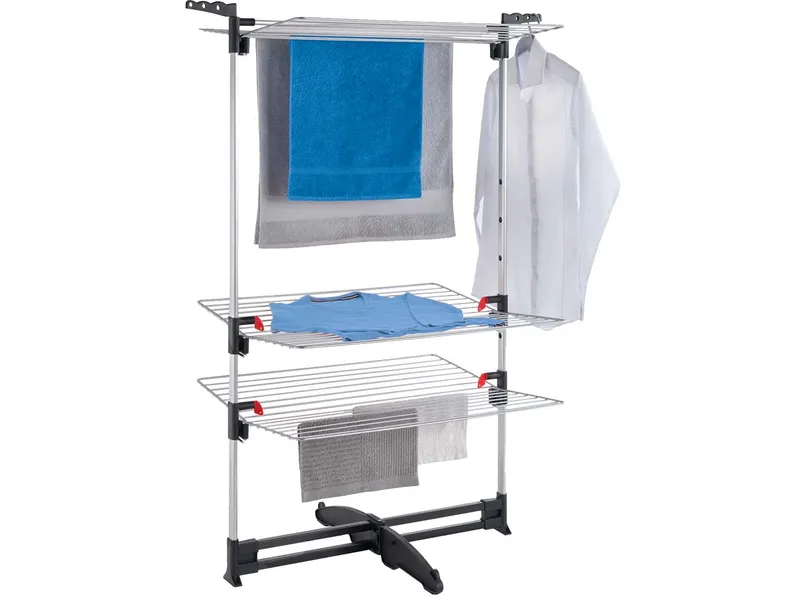 Metaltex Metaltex Turm-Wäscheständer "Ciclone Vario", 3 Etagen – Produktbild 1 von 8