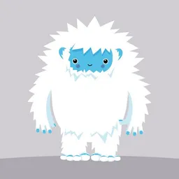 Photocircle Photocircle Poster / Leinwandbild - Yeti – Illustration fürs Kinderzimmer – Produktbild 1 von 1
