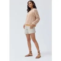 People Wear Organic People Wear Organic Lochstrick-Pullover, bunt mélange, Bio-Baumwolle – Produktbild 1 von 1