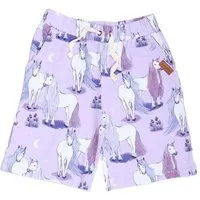 Walkiddy Kinder Shorts „Unicornland“ aus Bio-Baumwolle in Lila – GOTS-zertifiziert, Walkiddy – Produktbild 1 von 1