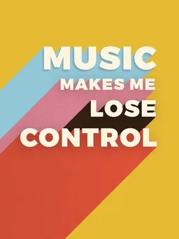 Photocircle Photocircle Poster / Leinwandbild - MUSIC MAKES ME LOSE CONTROL – Produktbild 1 von 1
