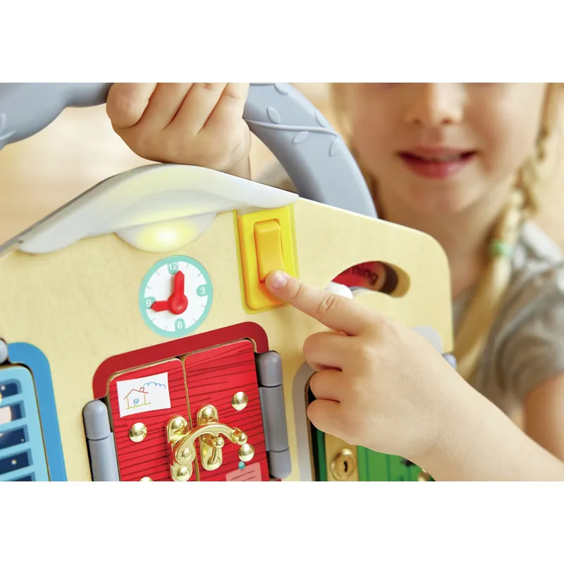 Hape Hape Spiele-Tafel Schloss & Schlüssel, Mehrfarbig, – Produktbild 3 von 3