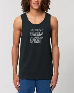 Human Family Human Family Herren Statement Tanktop aus Bio Baumwolle "Wake - Solidarity" – Produktbild 1 von 1