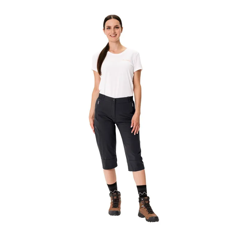 Vaude Damenhose VAUDE Farley Stretch Capri III, Noir, – Produktbild 2 von 2