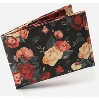 paprcuts paprcuts RFID Portemonnaie, Flowers (rot), – Produktbild 1 von 1