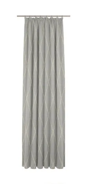 Nature by Adam Nature by Adam Vorhang aus 100% Bio-Baumwolle - Made in Germany - Casket Valdelana light, Hellgrau, – Produktbild 2 von 7